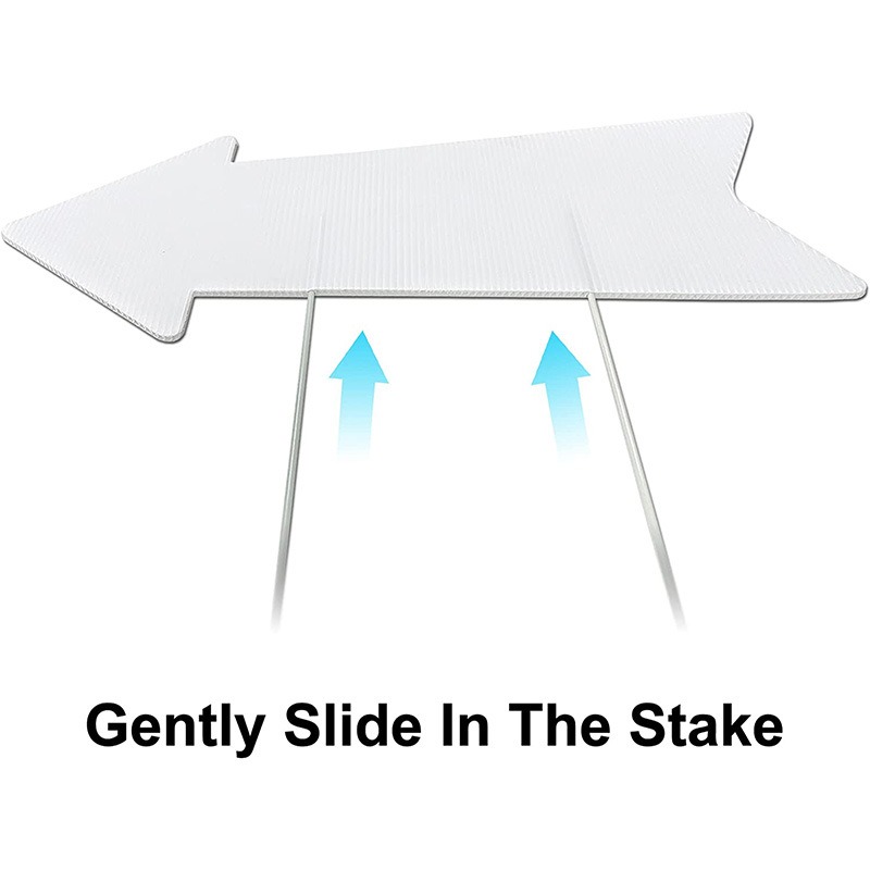 Blank Arrow Signs with Stakes  - Yard Sign Blank 评论和价格