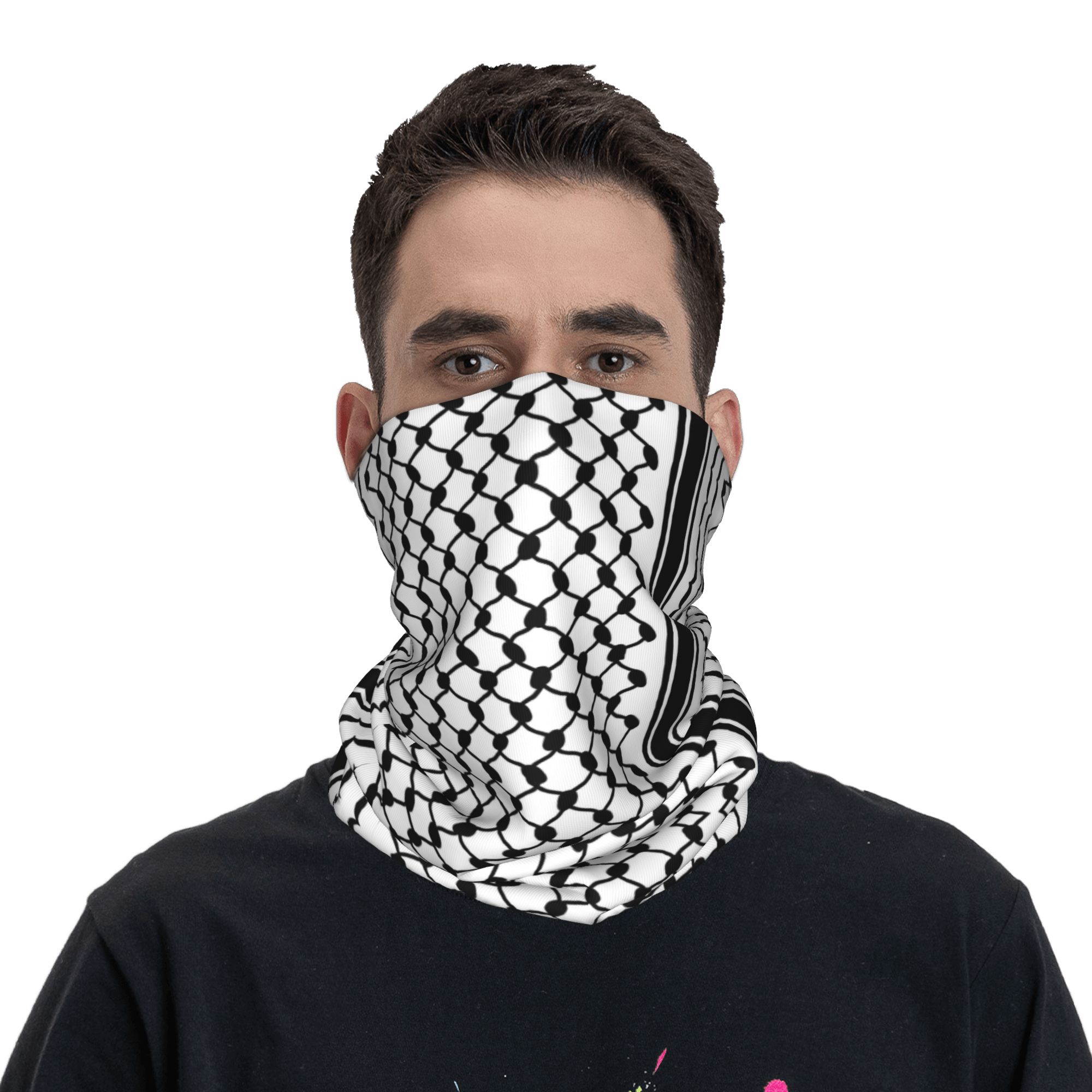 Shemagh Bandana Neck Gaiter Wi - Bandana Blank White 评论和价格