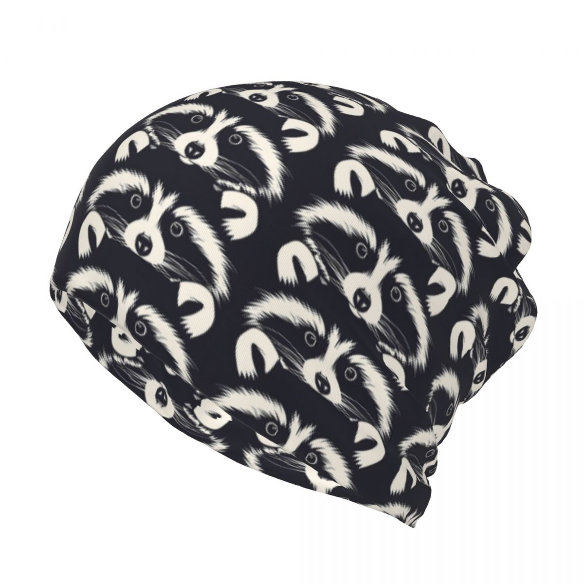 Black And White Raccoon Face P - Bandana Blank White 评论和价格