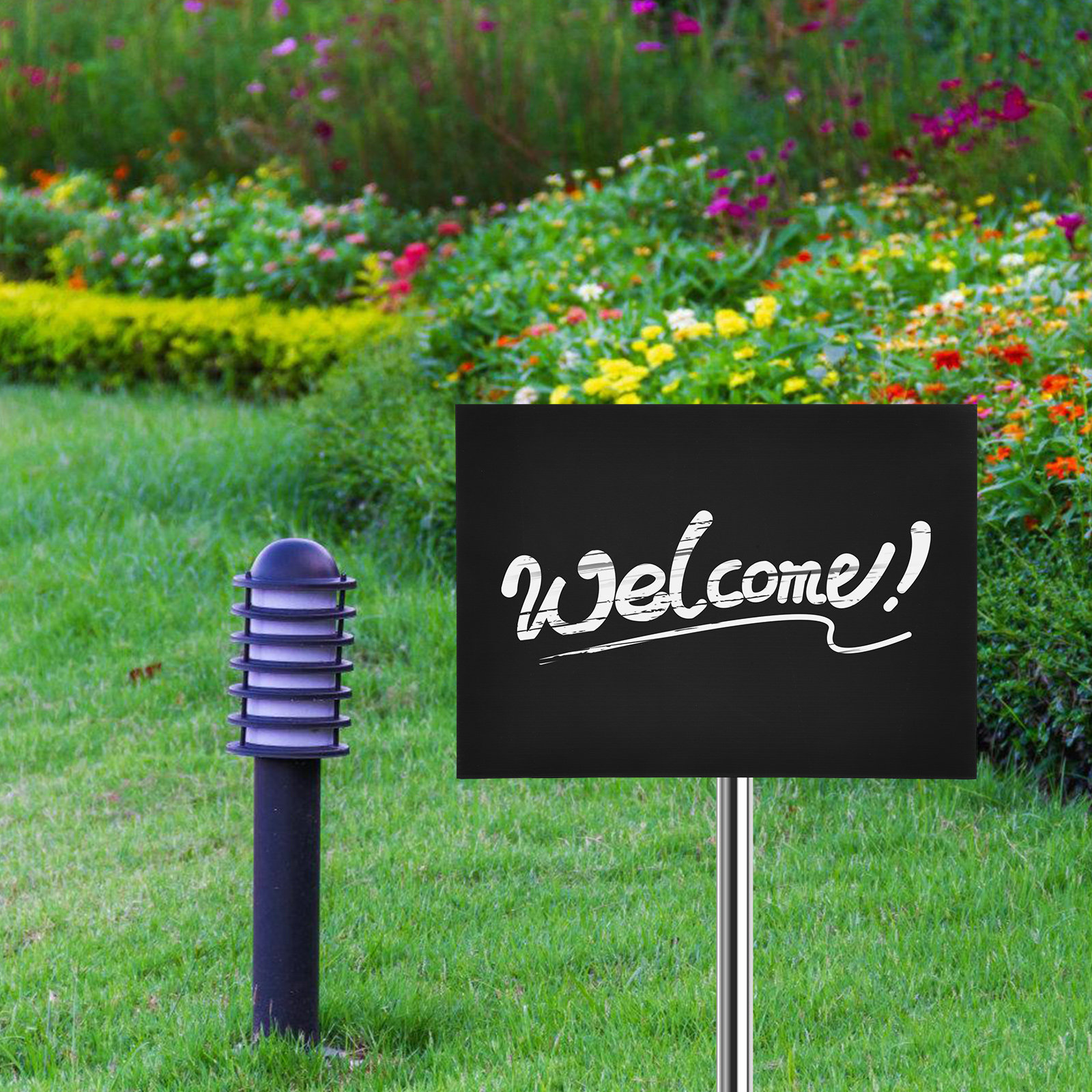 2Pcs Blank Outdoor Yard Sign L - Yard Sign Blank 评论和价格