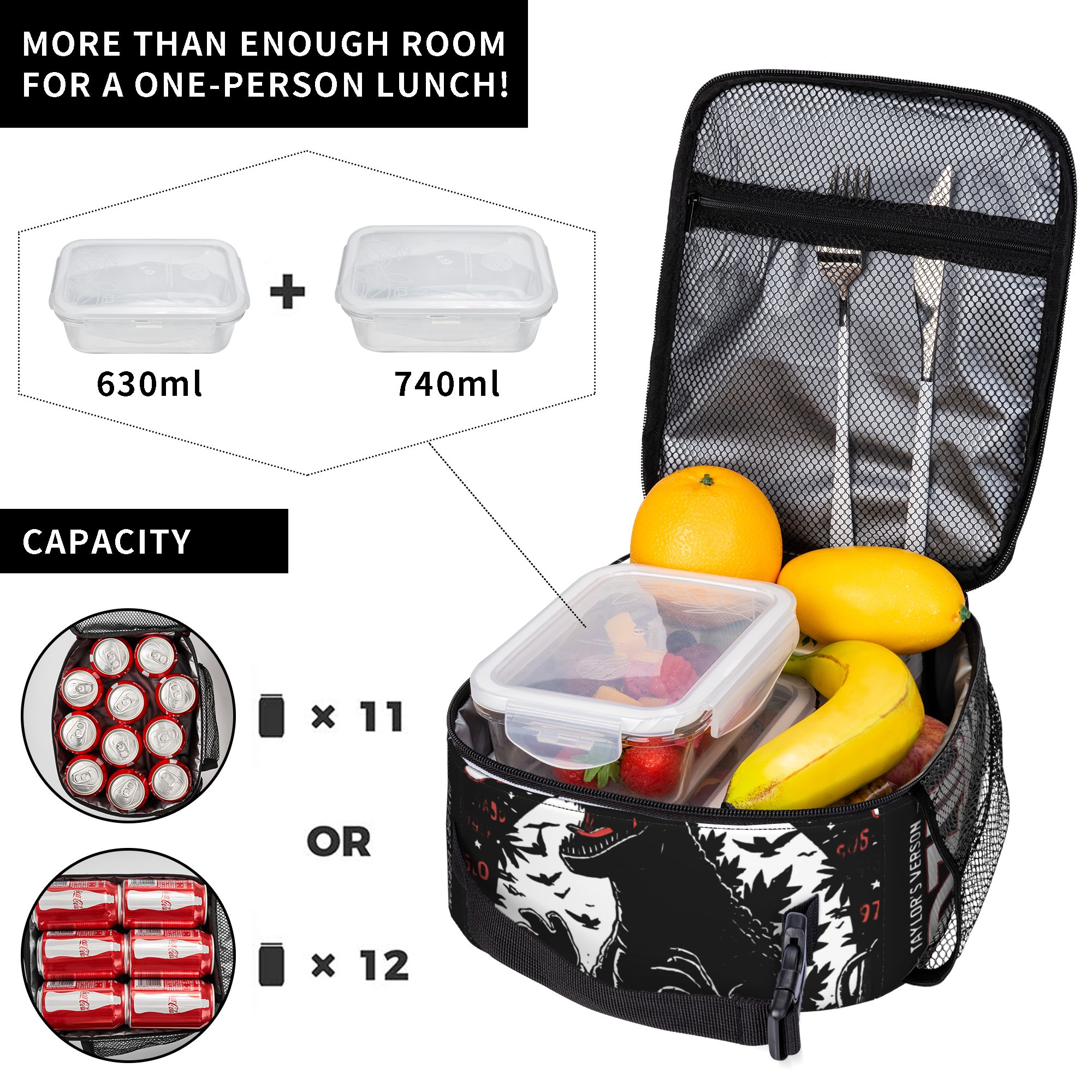 Godzillaed Anime Insulated Lun - Tote Bag Sublimation 评论和价格
