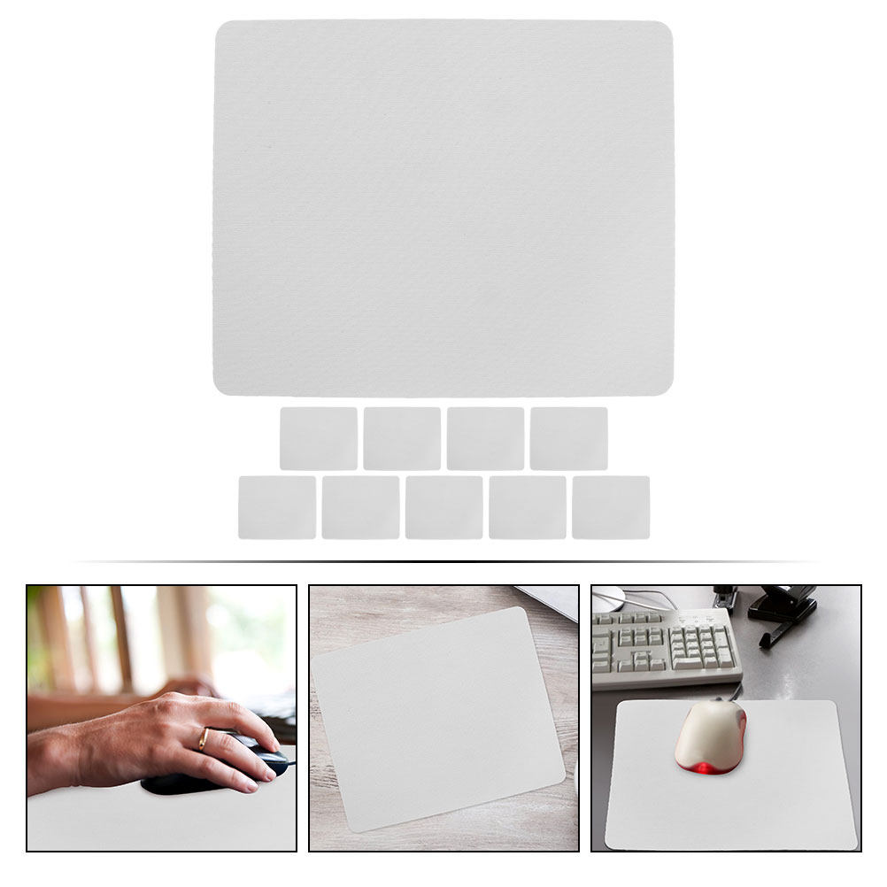 10Pcs Large Rubber Bottom Clot - Mouse Pad Blank Sublimation 评论和价格