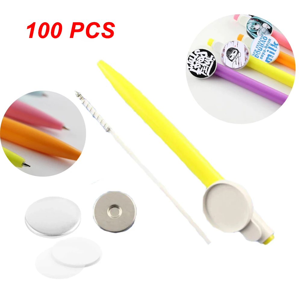 25mm Pin Badge Button Parts 10 - Button Badge Blank 评论和价格