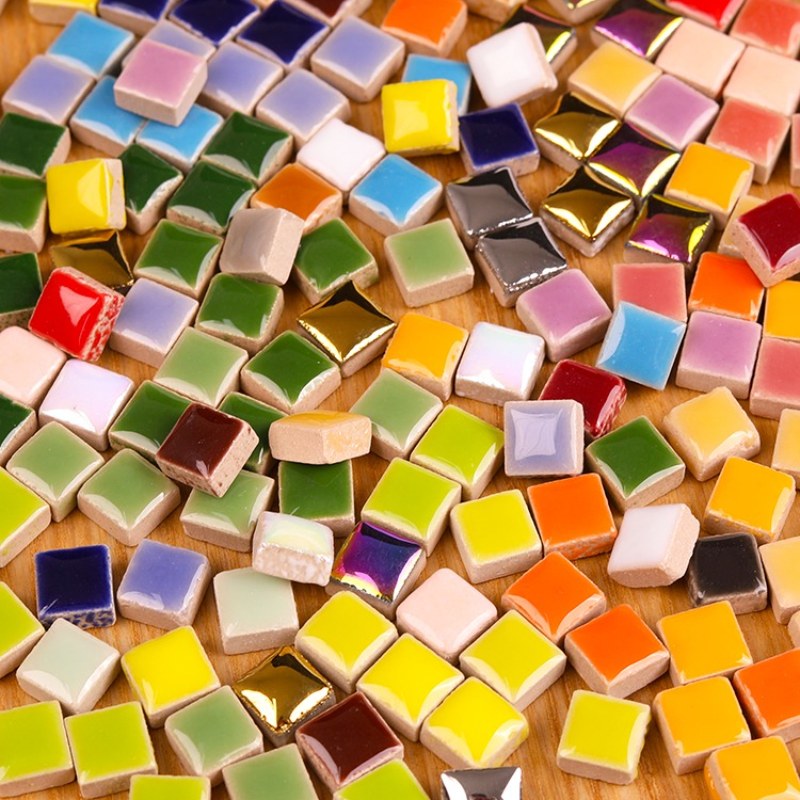 100g DIY Ceramic Mosaic Tiles  - Ceramic Tile Blank 评论和价格
