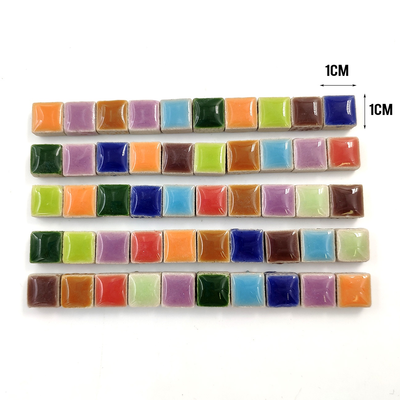 100g DIY Ceramic Mosaic Tiles  - Ceramic Tile Blank 评论和价格