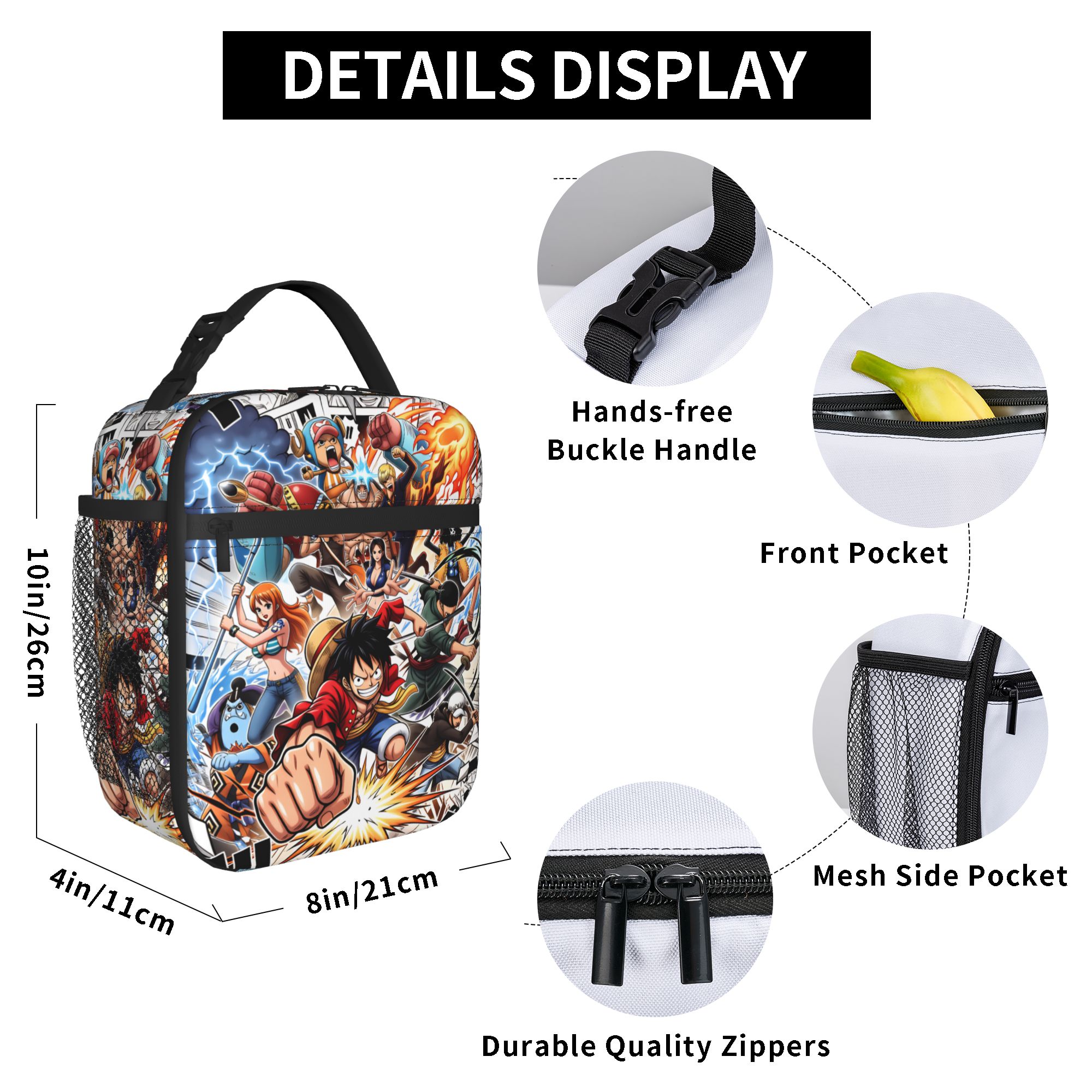 One P-Pieces Luffys Insulated  - Tote Bag Sublimation 评论和价格