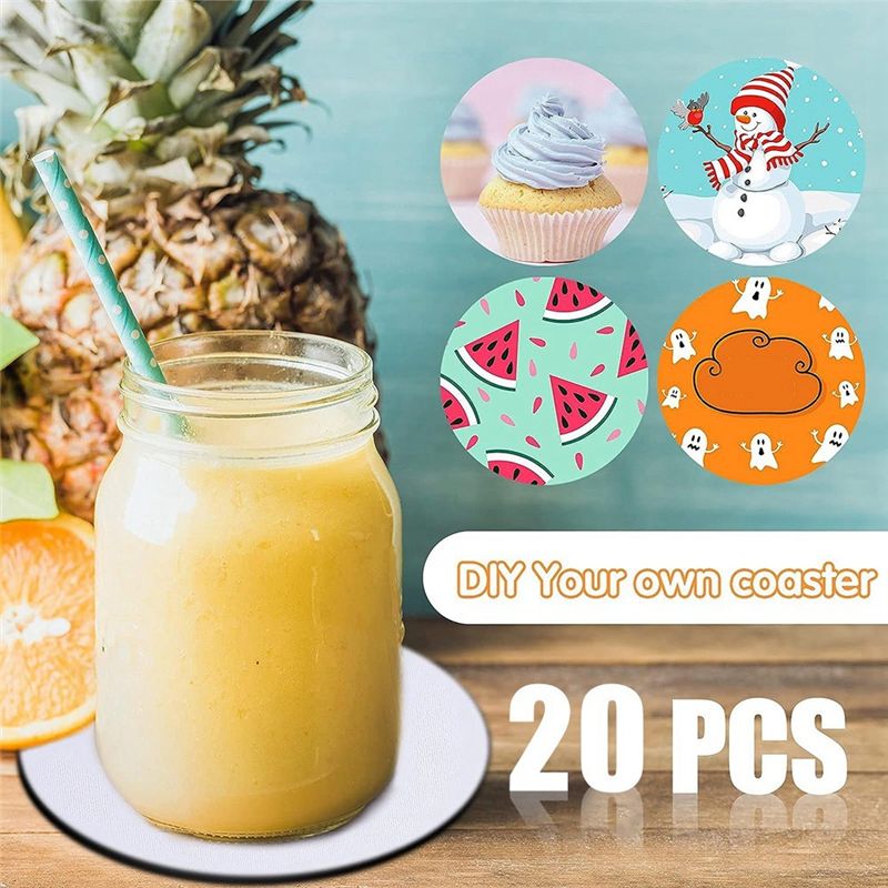 AB46-Sublimation Blank Coaster - Coaster Sublimation Blank 评论和价格