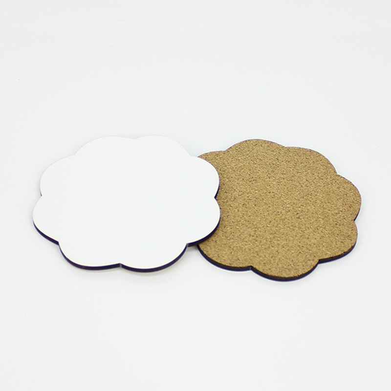 100Pcs/Lot DIY Sublimation Bla - Coaster Sublimation Blank 评论和价格