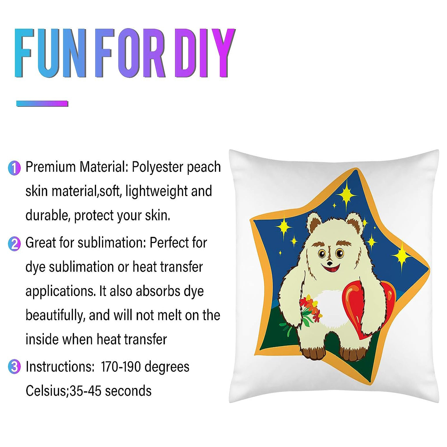 4Pcs Sublimation Blanks Throw  - Pillow Cover Sublimation 评论和价格