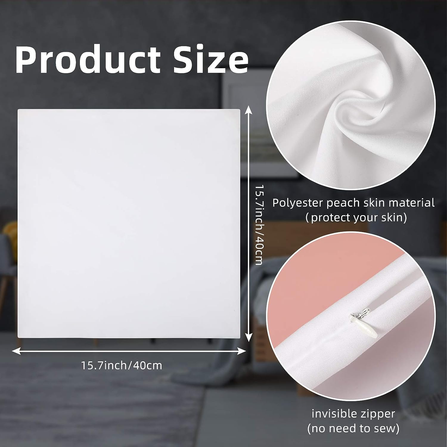 4Pcs Sublimation Blanks Throw  - Pillow Cover Sublimation 评论和价格