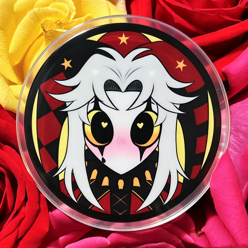 Cute Pierrot Clown Anime Merch - Button Badge Blank 评论和价格