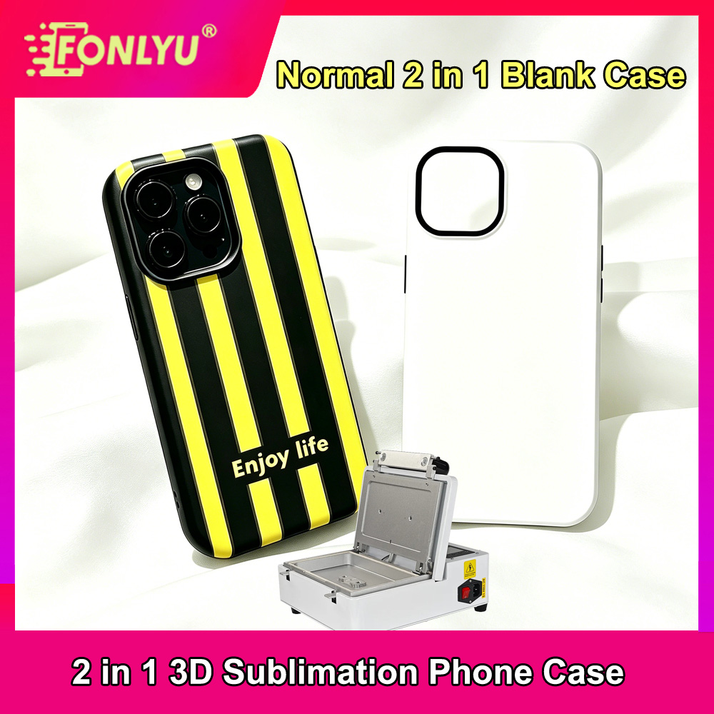 FONLYU 10pc 2 in 1 Blank Phone - Phone Case Blank Print 评论和价格