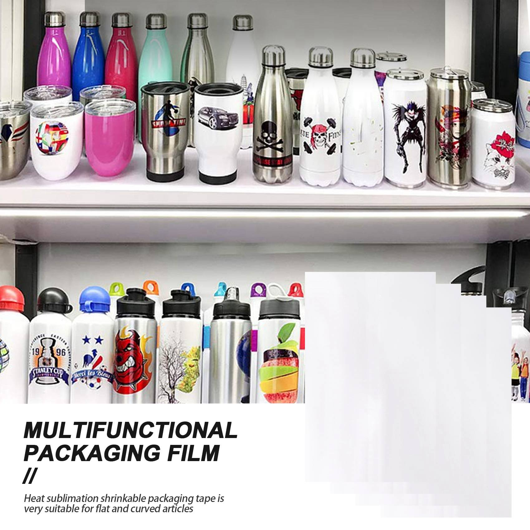 ABHI-30Pcs Sublimation Shrink  - Sublimation Mug White 评论和价格