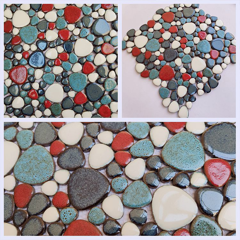 Ceramic Cobblestone Mosaic Til - Ceramic Tile Blank 评论和价格