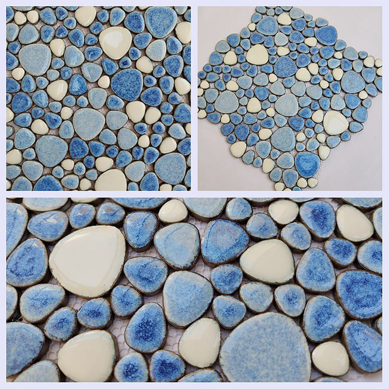 Ceramic Cobblestone Mosaic Til - Ceramic Tile Blank 评论和价格