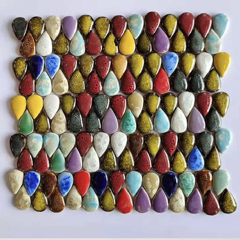 100g Oval Ceramic Mosaic Tiles - Ceramic Tile Blank 评论和价格