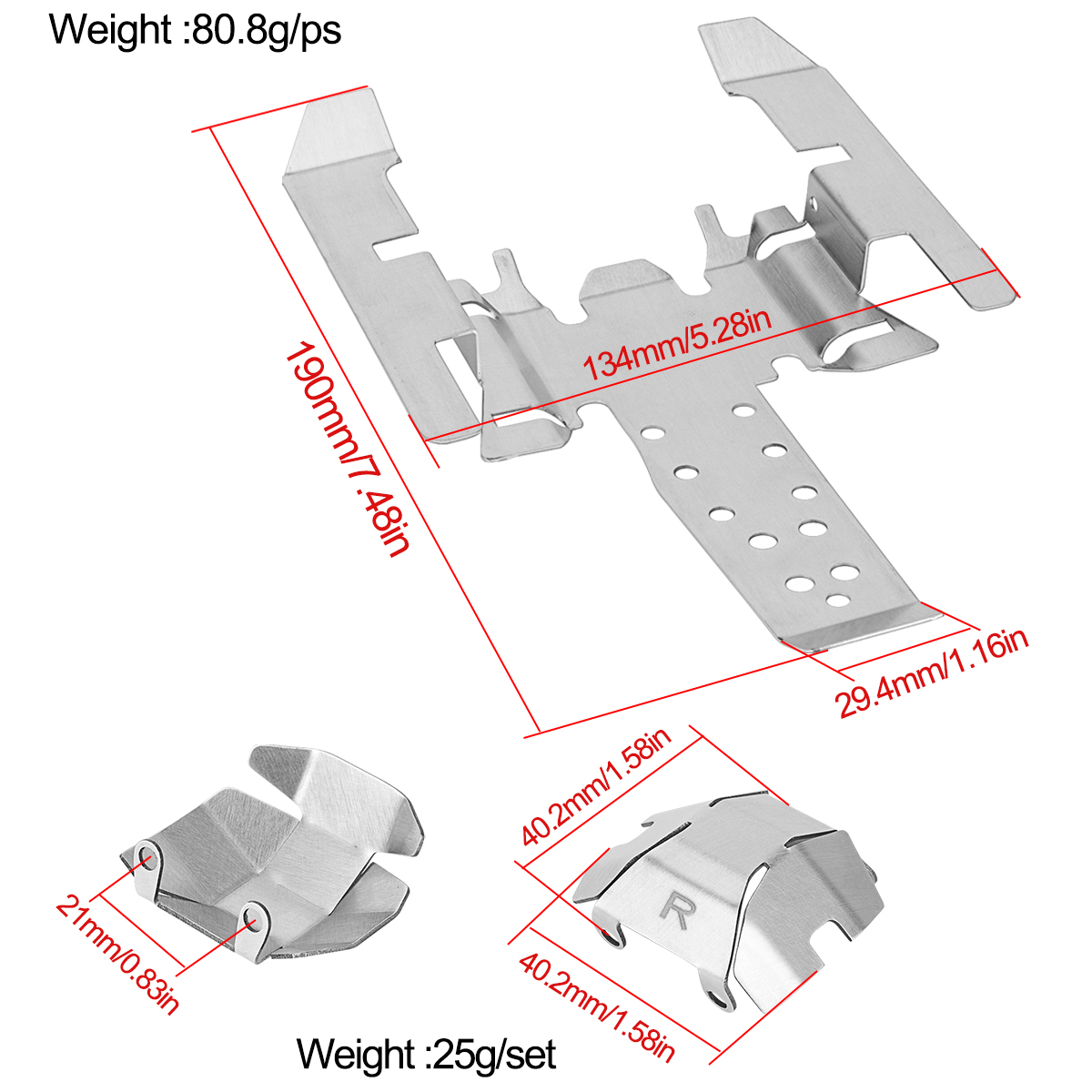 Stainless Steel Skid Plate Cha - Metal Photo Panel 评论和价格