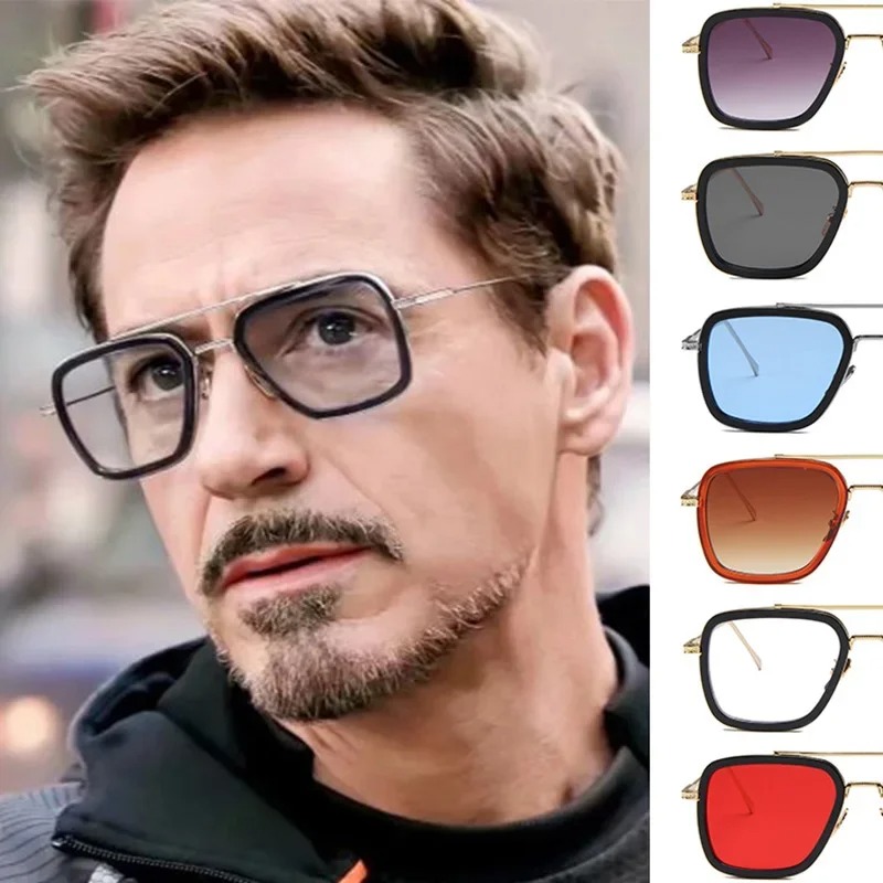 Steam Punk Tony Stark Sunglass - Metal Photo Panel 评论和价格