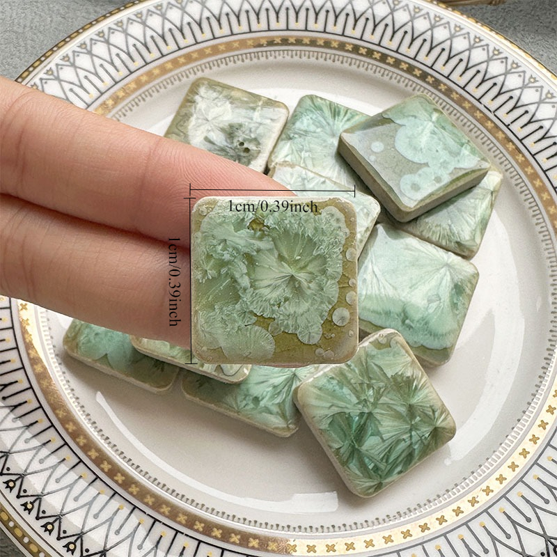 100g DIY Ceramic Mosaic Tiles  - Ceramic Tile Blank 评论和价格
